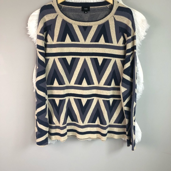 Fate Sweaters - Fate stitch fix printed crew neck sweater